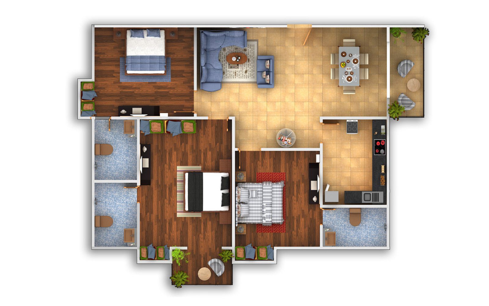 paramount-grande-floor-plans-3BHK-BL-5-1850-Sq-Ft